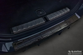 Echt 3D Carbon Achterbumperprotector passend voor BMW 3 Touring (G21) Facelift 2022- 'Ribs'