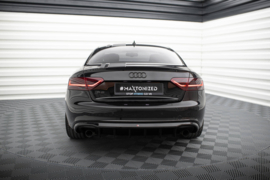 Maxton Design Achterspoiler Audi A5 Coupé / Cabrio S-Line 8T (Uitvoering met enkele uitlaten aan beide zijden)