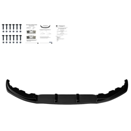Oneway Voorspoilerlip passend voor BMW 7-Serie G11 M-Pack 2015-2018 - Glanzend zwart