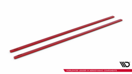 Maxton Design ZIJKANTEN DIFFUSERS VW GOLF Mk7 GTI CLUBSPORT Red