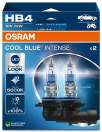 Osram Cool Blue Intense NextGen Halogeen lampen - HB4 (9006) - 12V/51W - set à 2 stuks