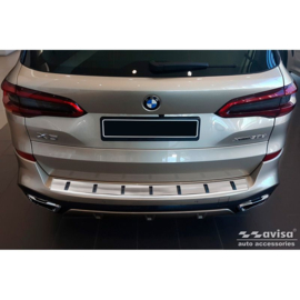 RVS Achterbumperprotector passend voor BMW X5 (G05) M-Sport 2018- 'STRONG EDITION'