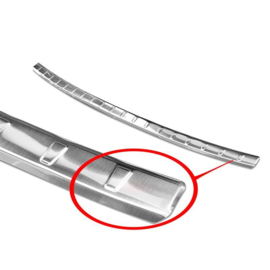 RVS Achterbumperprotector passend voor Audi A1 (GB) Sportback 2018- 'Ribs'