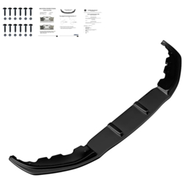 Oneway Voorspoilerlip passend voor BMW 7-Serie G11 M-Pack 2015-2018 - Glanzend zwart