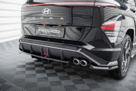 Maxton Design Achtersplitter (met verticale stangen) Hyundai Kona N-Line Mk2