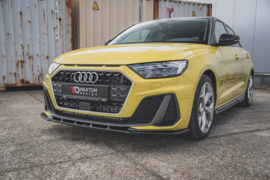 Maxton Design VOORSPLITTER V.1 AUDI A1 S-LINE NL Gloss Black