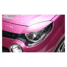 Koplampspoilers passend voor Renault Twingo II Facelift 2012-2014 (ABS)