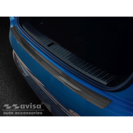 Zwart RVS Achterbumperprotector passend voor Audi E-Tron incl. Sportback 2018-