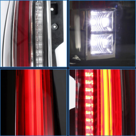 VLAND LED-achterlichten voor Cadillac Escalade 2007-2014 Kleur: Rood Helder