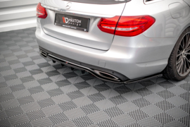 Maxton Design Achtersplitter (met verticale stangen) Mercedes-Benz C W205