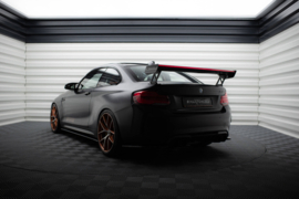 Maxton Design Carbon Spoiler Met Externe Beugels Staanders + LED BMW M2 F87