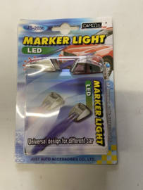 Marker Light LED Blauw/Wit 12V