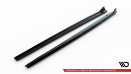 Maxton Design SIDESKIRTS DIFFUSERS V.3 AUDI RS3 SEDAN 8V FACELIFT Gloss Black