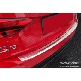 RVS Achterbumperprotector passend voor Audi Q3 II Sportback 2019- incl. RS 'Ribs'