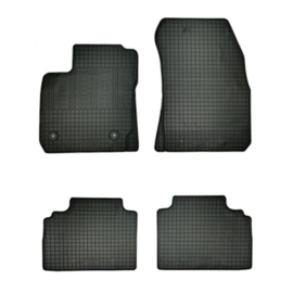 Rubber matten passend voor Ford Tourneo Courier Kombi 5-personen 2014- (4-delig + montagesysteem)