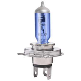 SuperWhite Blauw H4 60-55W/12V Halogeen Lamp, per stuk (E13)