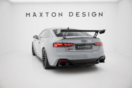Maxton Design Carbon spoiler met externe beugels, staanders V.1 Audi A5 / A5 S-Line / S5 / RS5 Coupé F5 / F5 Facelift