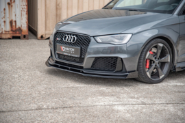 Maxton Design RACING DUURZAAMHEID VOORSPLITTER + KLEPPEN AUDI RS3 8V SPORTBACK