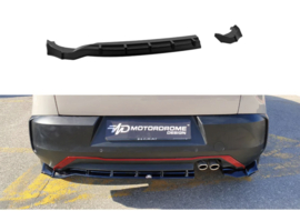 Motordrome Achterskirt passend voor Alfa Romeo Junior 2024- (ABS Glanzend Zwart)