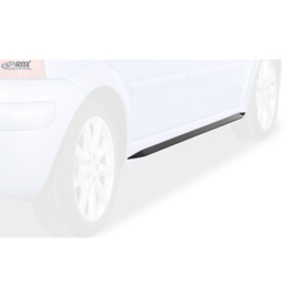 Sideskirts passend voor Citroen C3 2002-2009 'Slim' (ABS)