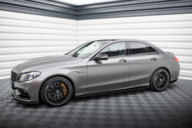 Maxton Design Street Pro Sideskirts Diffusers Mercedes-AMG C63 Sedan / Estate W205 Facelift