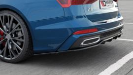 Maxton Design Achtersplitter (met verticale spijlen) Audi A6 S-Line C8