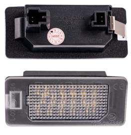 AutoStyle Set LED Nummerplaatverlichting passend voor Fiat 500X (6X) 2018-2022 / 500X (7X) 2021- / 500e 2020- / Abarth 500 EV 2023- & Alfa Romeo Tonale 2022-