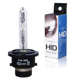 HID-Xenon lamp D4S 5000K + E-Keur, 1 stuk