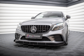 Maxton Design Street Pro Frontsplitter + Flaps Mercedes-AMG C43 Coupé C205 Facelift