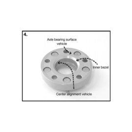 H&R DRM-Systeem Spoorverbrederset 50mm per as - Steekmaat 5x108 - Naaf 63,3mm - Boutmaat M12x1,5 - passend voor Ford/Jaguar/Volvo