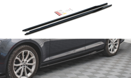 Maxton Design SIDESKIRTS DIFFUSERS AUDI A4 AVANT B9 Gloss Black