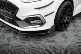 Maxton Design Frontsplitter V.4 + kleppen Ford Fiesta ST / ST-Line