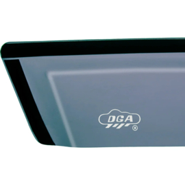DGA Zijwindschermen (Achter) passend voor Volkswagen Golf VI HB 5-deurs 2008-2012 (2-delig) (Smokegrey)