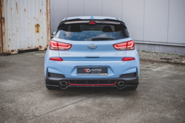 Maxton Design Achtersplitter (met verticale stangen) Hyundai I30 N Mk3 Hatchback