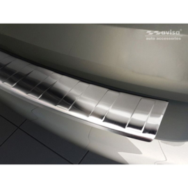 RVS Achterbumperprotector passend voor Skoda Fabia III Combi Facelift 2018- 'Ribs'