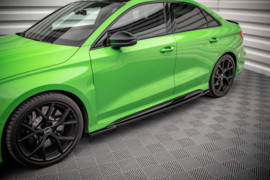 Maxton Design SIDESKIRTS DIFFUSERS AUDI RS3 8Y Gloss Black