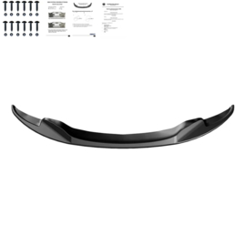 Oneway Voorspoilerlip passend voor BMW M3 E92 Coupe/E93 Cabrio 2007-2013 - Version 2 - Glanzend zwart