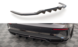 Maxton Design CENTRALE ACHTERSPLITTER (MET VERTICALE SPIJLEN) AUDI A3 S-LINE SEDAN 8Y