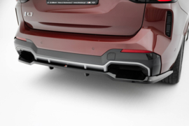 Maxton Design Achtersplitter (met verticale stangen) BMW iX3 M-Pack G08 Facelift