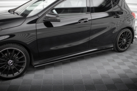 Maxton Design Zijskirts Diffusers Mercedes-Benz A AMG-Line W176 Faceliftt