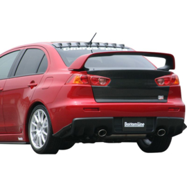 Chargespeed Achterbumperskirts (Corners) passend voor Mitsubishi Lancer Evo X CZ4A Bottomline (FRP)