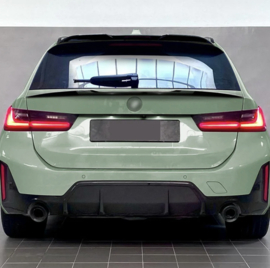 AutoStyle Dakspoiler (Spoiler Cap) passend voor BMW 3-Serie G21 Touring 2019- (ABS Glanzend zwart)