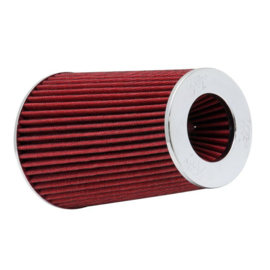 K&N RG-Serie universeel vervangingsfilter met 3 aansluitdiameters Rood (RG-1002RD) Type 2