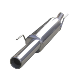 100% RVS Sportuitlaat passend voor Volkswagen Golf III 1.8 GTi (112pk) -1999 80mm