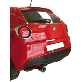100% RVS Sportuitlaat passend voor Alfa Romeo Mito 1.4JTS (155pk) 8/2008- 102mm