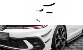 Maxton Design Voorbumpervleugels (Canards) Volkswagen Polo GTI Mk6 Facelift