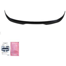 Oneway Dakspoiler (Cap) passend voor BMW X1 F48 M-Pack 2015-2019 - Glanzend zwart