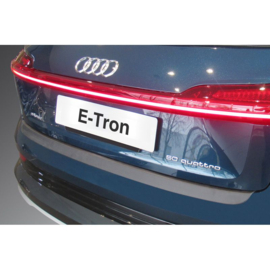 ABS Achterbumper beschermlijst passend voor Audi E-Tron 2018- Zwart