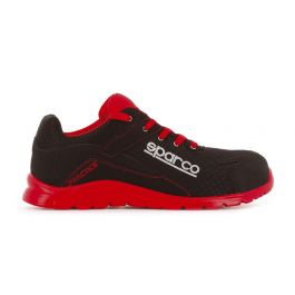 Sparco Lichtgewicht Werkschoenen Practice S1P Jacques Zwart/Rood Maat 46