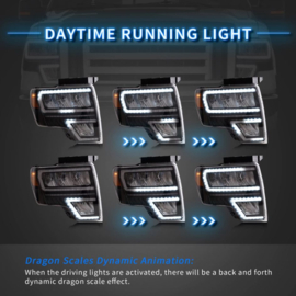 VLAND volledige LED-koplampen voor Ford F150 2009-2014